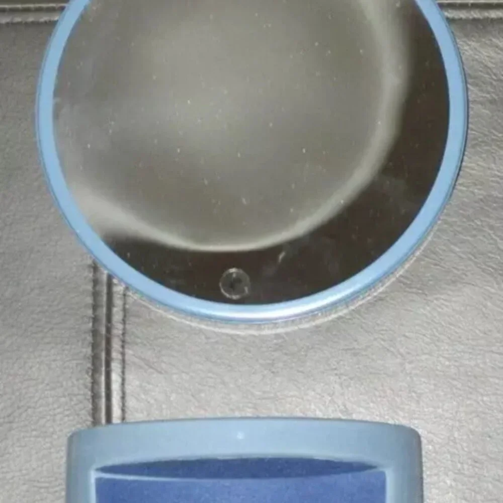 Haven Daylesford Blue Ceramic Base Double Sided Mirror NEW